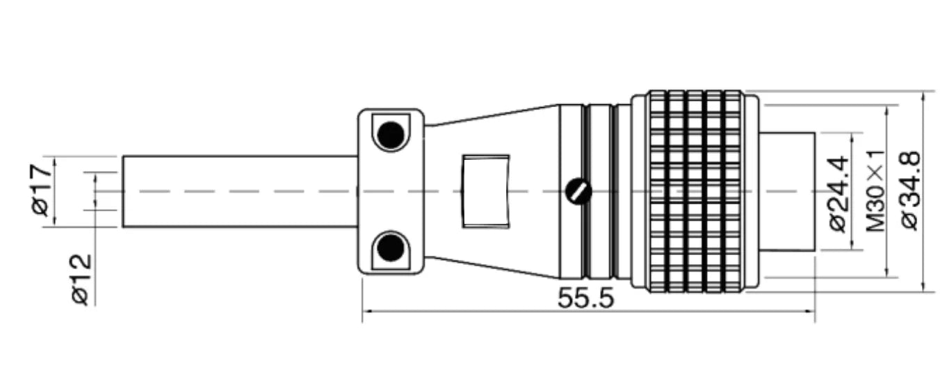 P28-2A   Cable Type  Plug a 250V Metal Circular Aviation Connector Waterproof for Aviation 2-26 PIN
