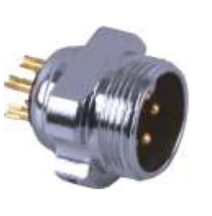 M18-5C Single-notch Surface Socket c Connector Receptacle Female Socket Non-Constant Panel Mount Solder Cup