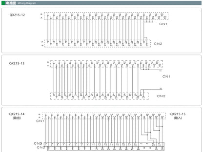 QX215-14-500 AWG28 40P FCN 34P MIL Cable CJ1W Terminal Block Connection I/O PLC Cable