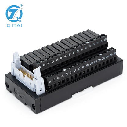 QMY416 DC24V 7.5mA Relay Module 4 8 16 32 Channel PLC Terminal Block MODULE