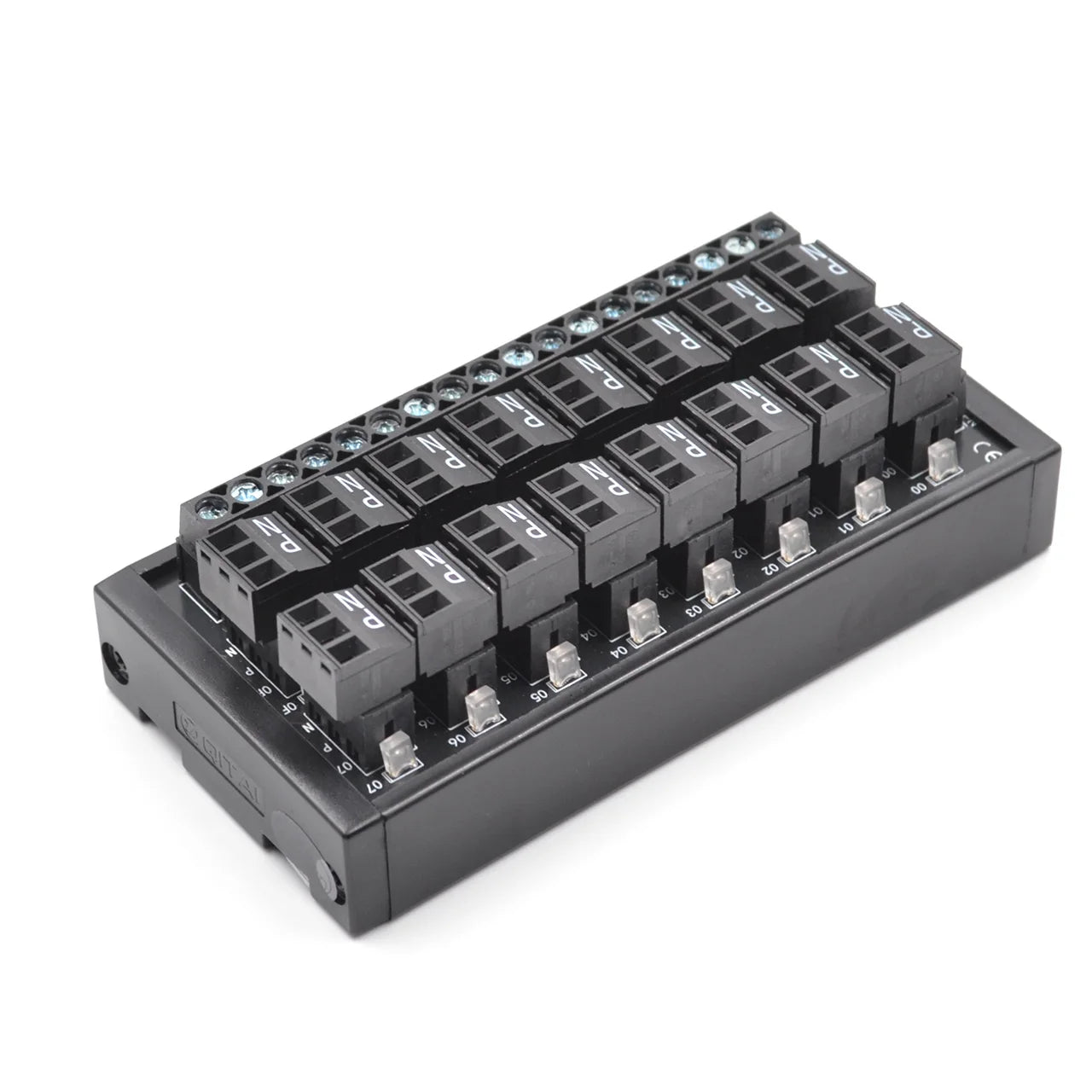 QMT086  16 Bit Output Terminal Block DC24V 1A PLC Module Connect With LED Light Remote Control