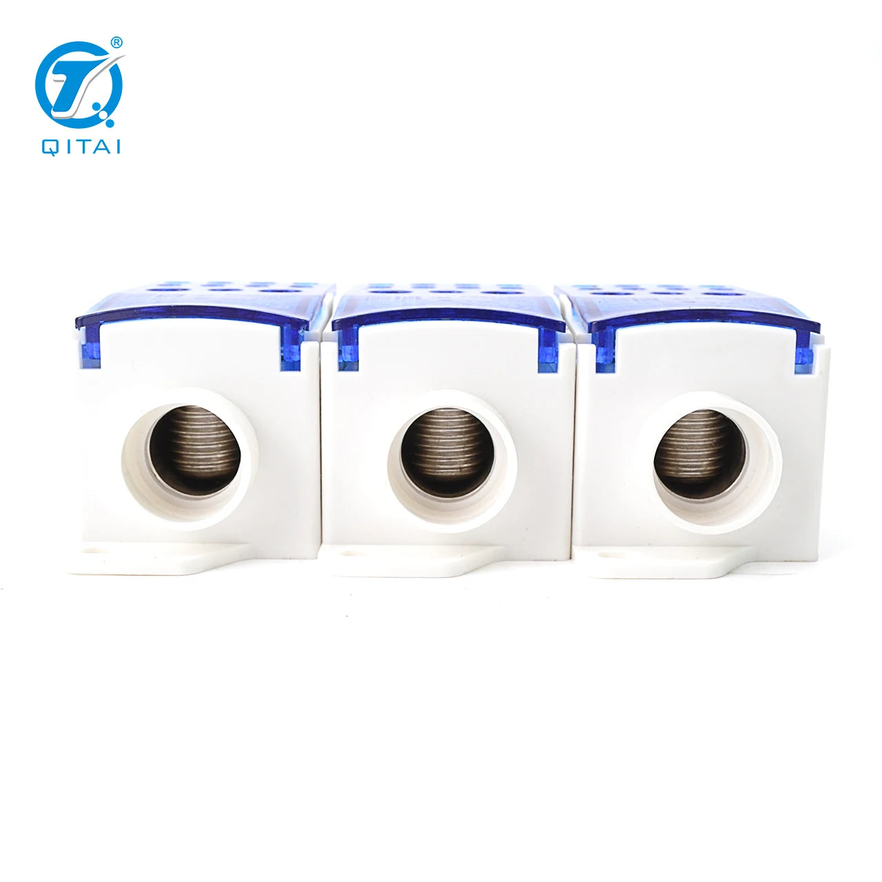 QFJ250A Single-Pole Terminal Junction Box 250A Power Distribution Block with Screw Terminals for Automotive Use
