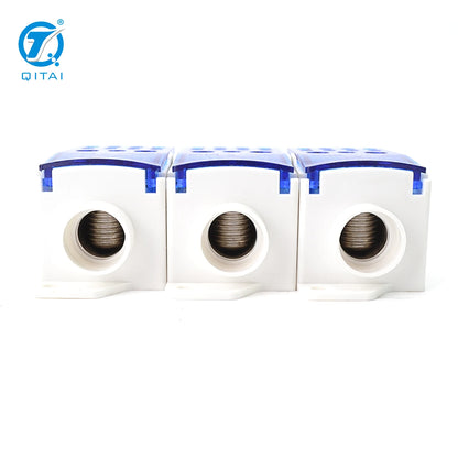 QFJ250A Single-Pole Terminal Junction Box 250A Power Distribution Block with Screw Terminals for Automotive Use