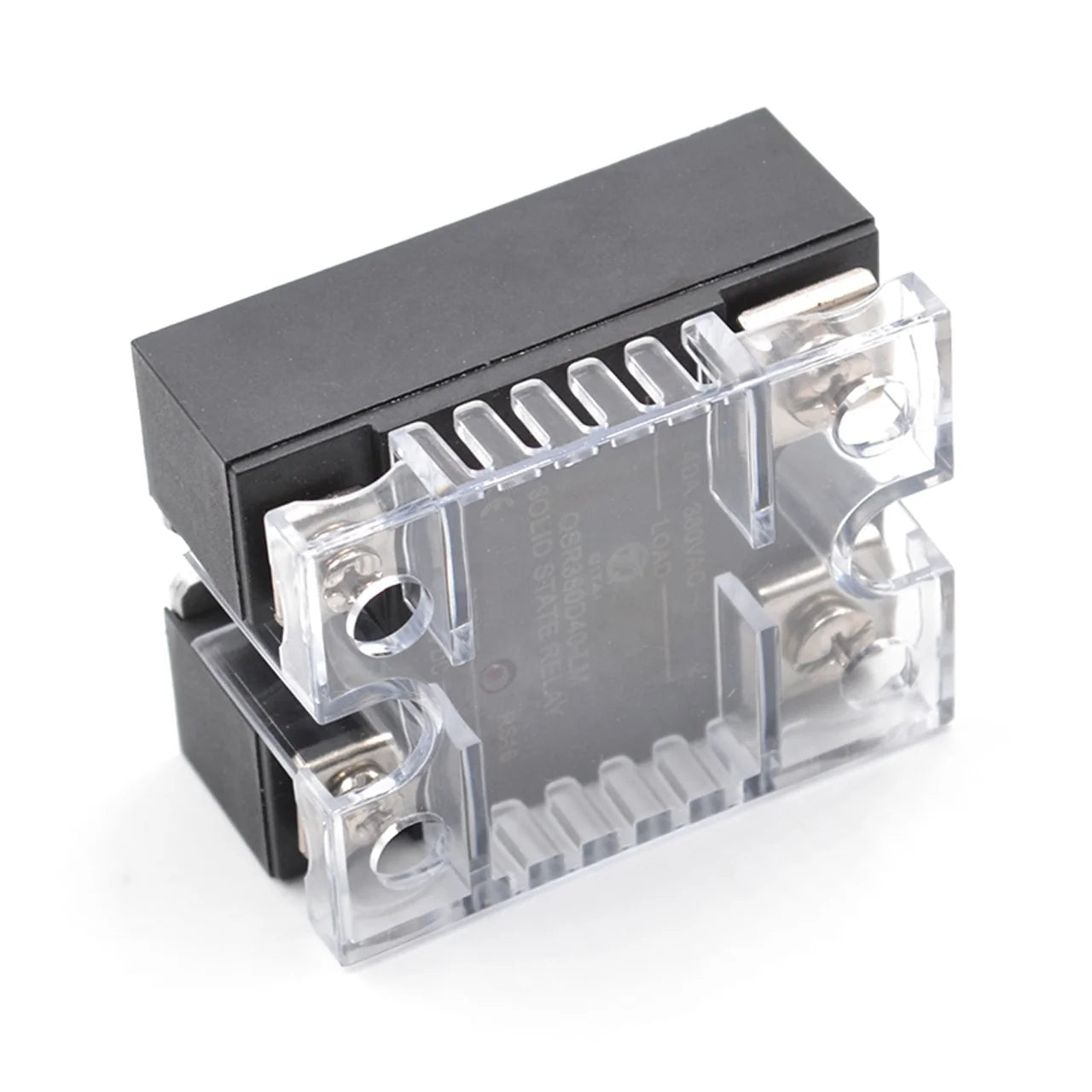 QSR-Series Single Phase Solid State Relay Panel Mount SSR DC or AC Input 48-440VAC Load Voltage 10A/25A/40A/60A/80A Load Current