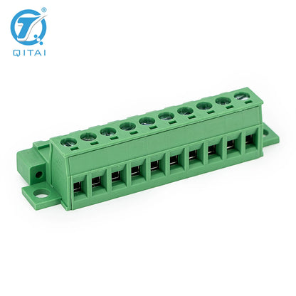 QPTS-508S-10P  5.08mm Pitch Mount Screw Terminal Block Connector for PCB Board Barrier Terminal Blocks