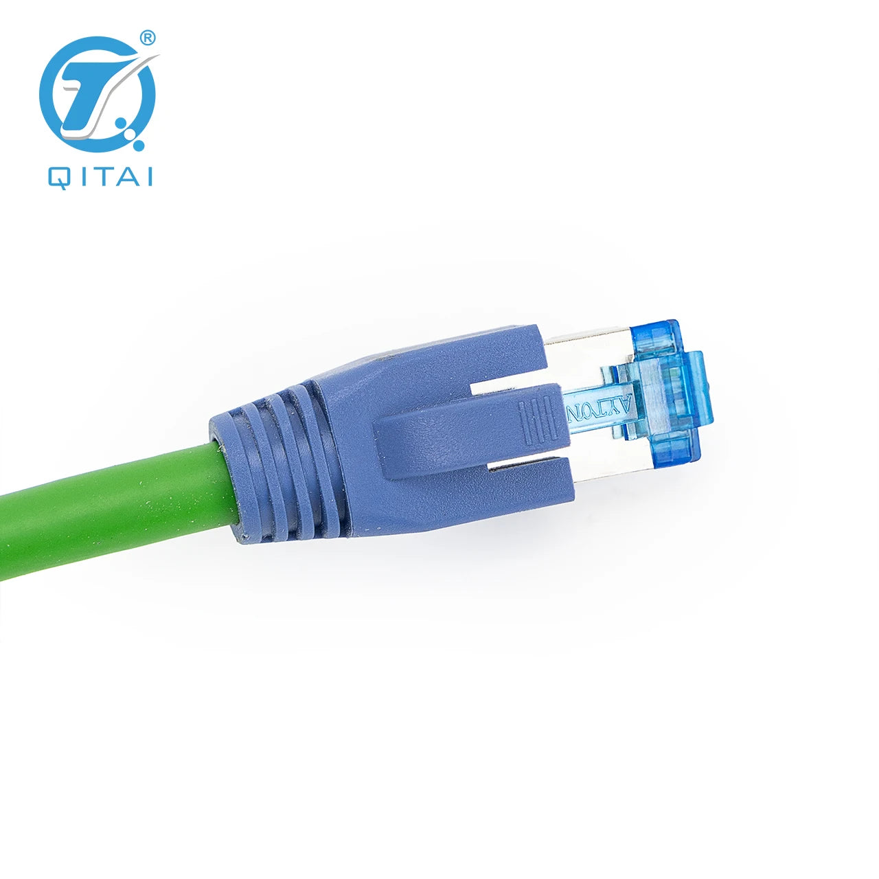 QX202 Shielded Cat5e/Cat6 Industrial Ethernet Cable Custom Length Metal RJ45 Network Bus Data Cable for Industrial Automation