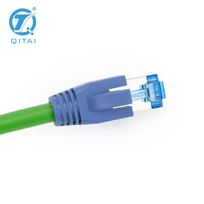 QX202 Shielded Cat5e/Cat6 Industrial Ethernet Cable Custom Length Metal RJ45 Network Bus Data Cable for Industrial Automation