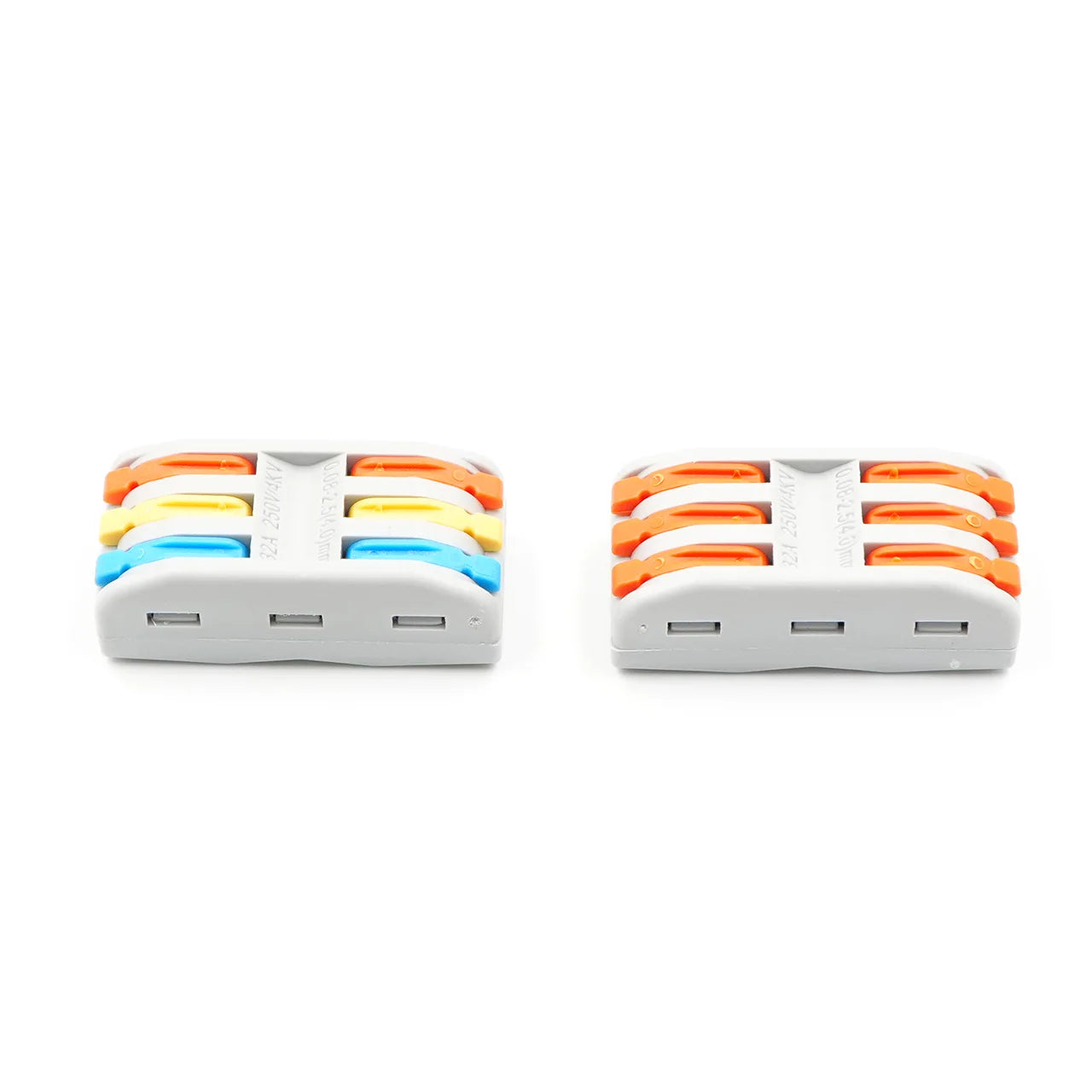 QPCT 2-3 Universal Compact 3 P Push-in Terminal Block Quick Wire Conductor Quick-insert Push-type Terminal BlockS