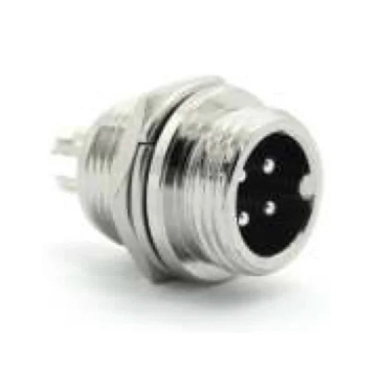 12M-4B Double-notch Socket B Aviation Plug and Socket  2 3 4 5 6 Pin Small Male and Female Connector Hole 12mm