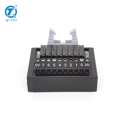 QMY411 QITAI PLC Wiring  Terminal Module with Safty Relay QMY411 Input Output DC24V Relay Module 8 SSR PLC Terminal Blocks
