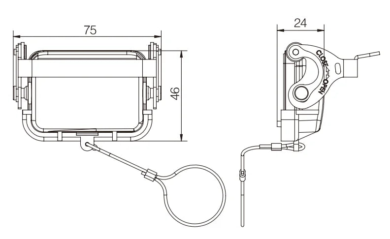 H6B-CV-1L Heavy Duty Connector Compact Series Top Entry Protective Hoods