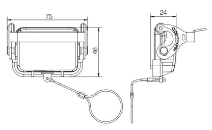 H6B-CV-1L Heavy Duty Connector Compact Series Top Entry Protective Hoods