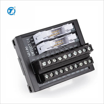 QMT003SL Double 10P MIL Connector PLC Interface Terminal Block Module Automotive Spring Type Transfer Terminal Block