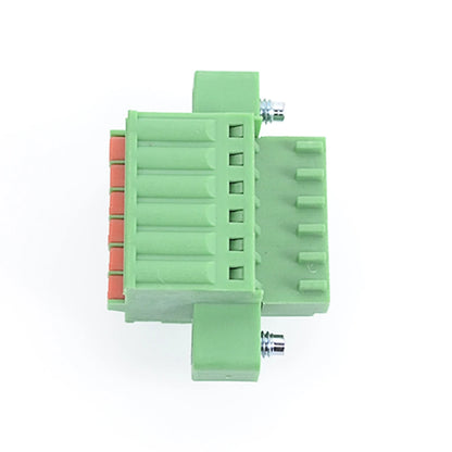 QPL-250F-6P 2.5mm Pitch 6P 300v 10A Green High Strength Spring Wire Strong Shock Resistance QPL Series Plug PCB Terminal Blocks