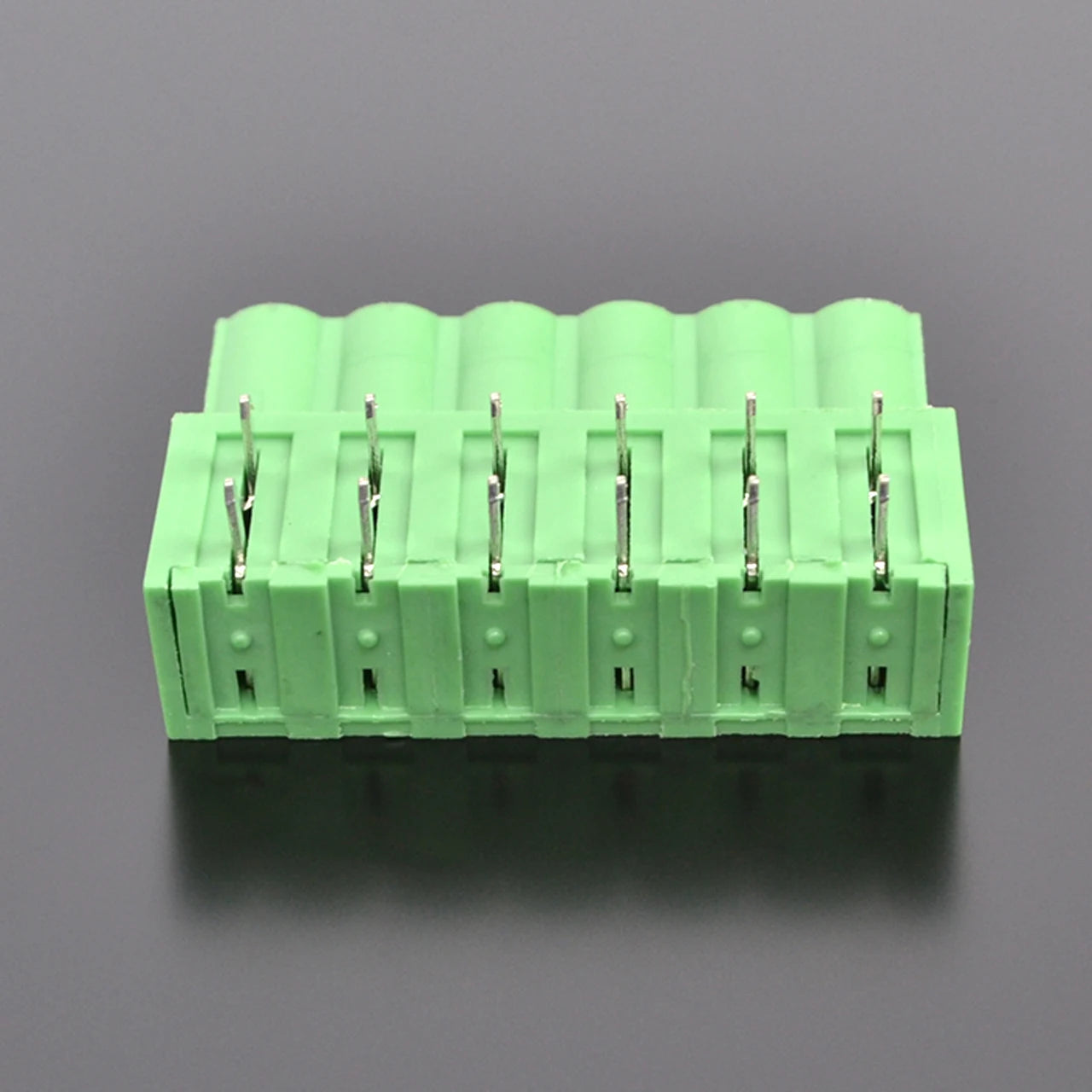 QSP-508R-6P 5.08mm Pitch 6 Pin PCB Terminal Block Connector Green Durable for PLC Automation Power Distribution Control System