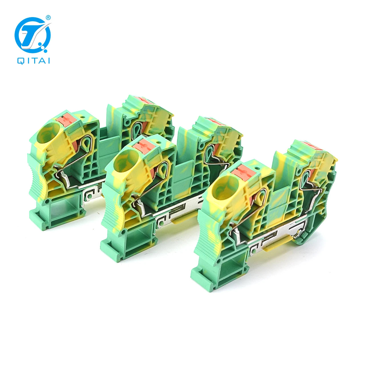 QPT2.5PE QPT4PE QPT6  Electronic Automatic Wire Normal Terminal Blocks Strips Grounding Terminal Blocks