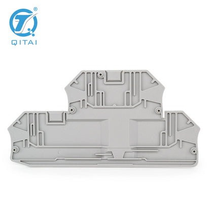 QPTV-2.5/2-2G Din Rail Terminal Blocks D-PTTBV 2,5/4 End Cover Electrical Control Connection Terminal Block Accessories