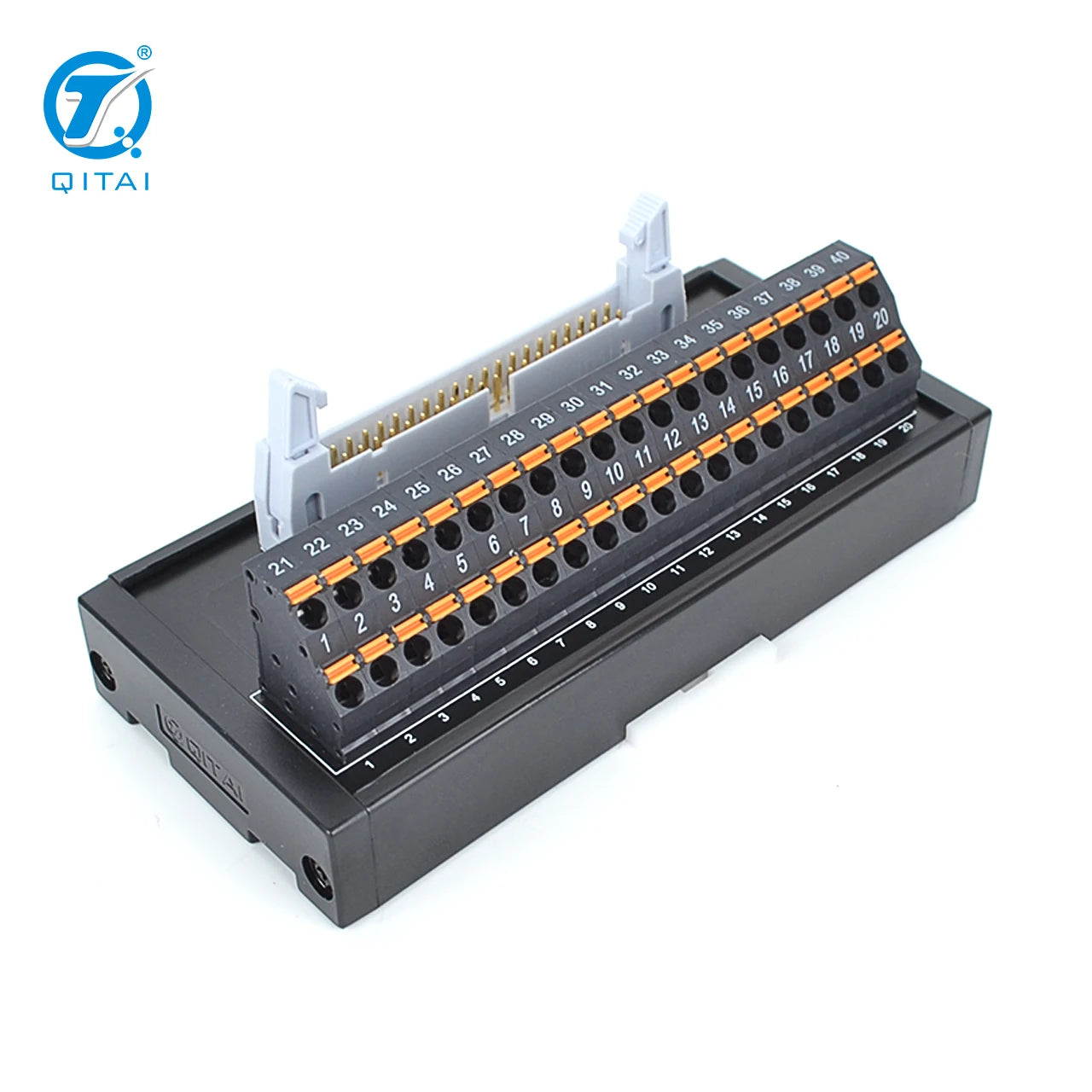 QMT058 40 Bit Spring Type PLC Sensor Numerical Universal Breakout Board Adapter Terminal Block for Adapter Terminal Board