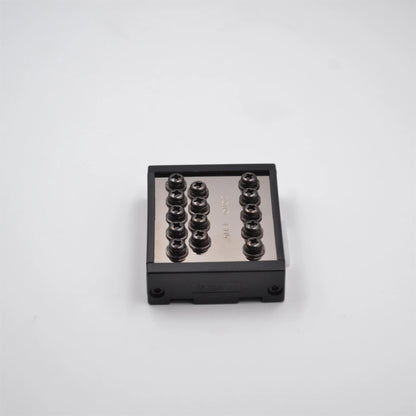 QMT070 QIITAI Din Rail Ground & Earth Terminal Block with Screw Connection 11-20 AWG Conductor Brass Contacts for Relays