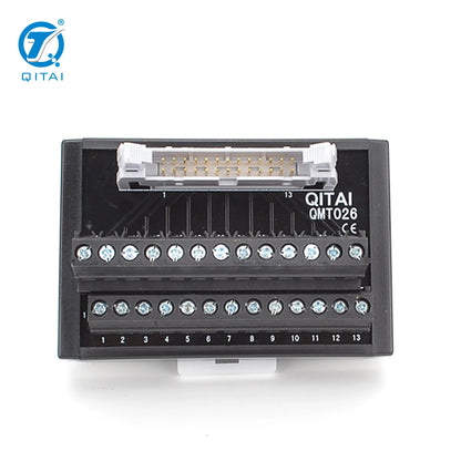 QMT026 26 PIN Input Output European General Use Automotive MIL Wire Connector Electric Terminal Block Module Din Rail Plc