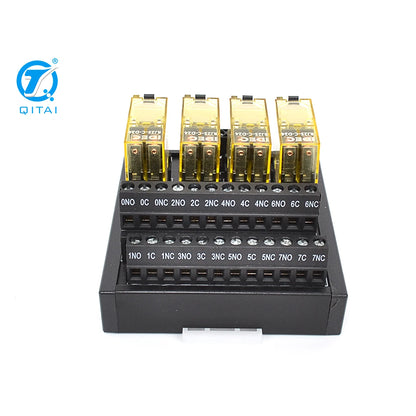 QMY530 4C and 2C Relay Terminal Block Module AC DC 8A 12A 250V 30V 50mΩ Terminal Modular