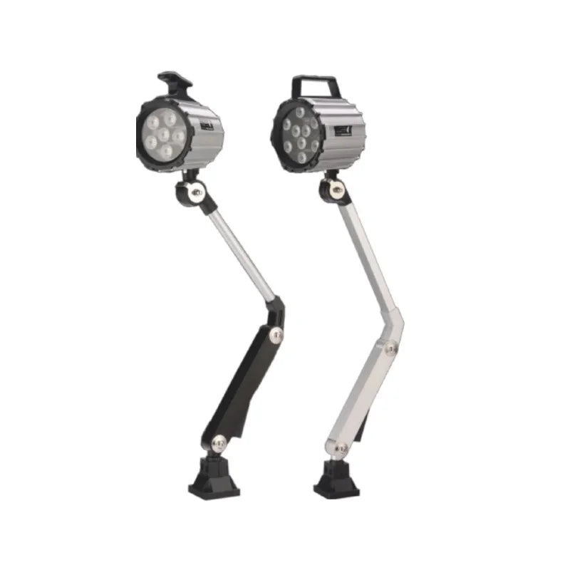 QF07 24V 6W 9W Work Light LED Machine Lamp with Flexible Gooseneck Workshop Tool Lamp IP65