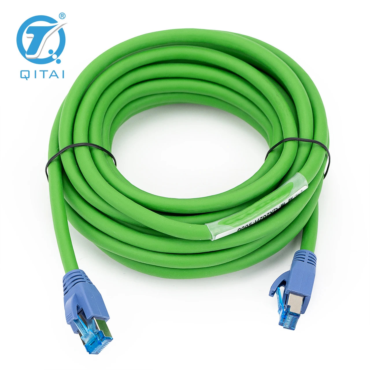 QX202 Shielded Cat5e/Cat6 Industrial Ethernet Cable Custom Length Metal RJ45 Network Bus Data Cable for Industrial Automation