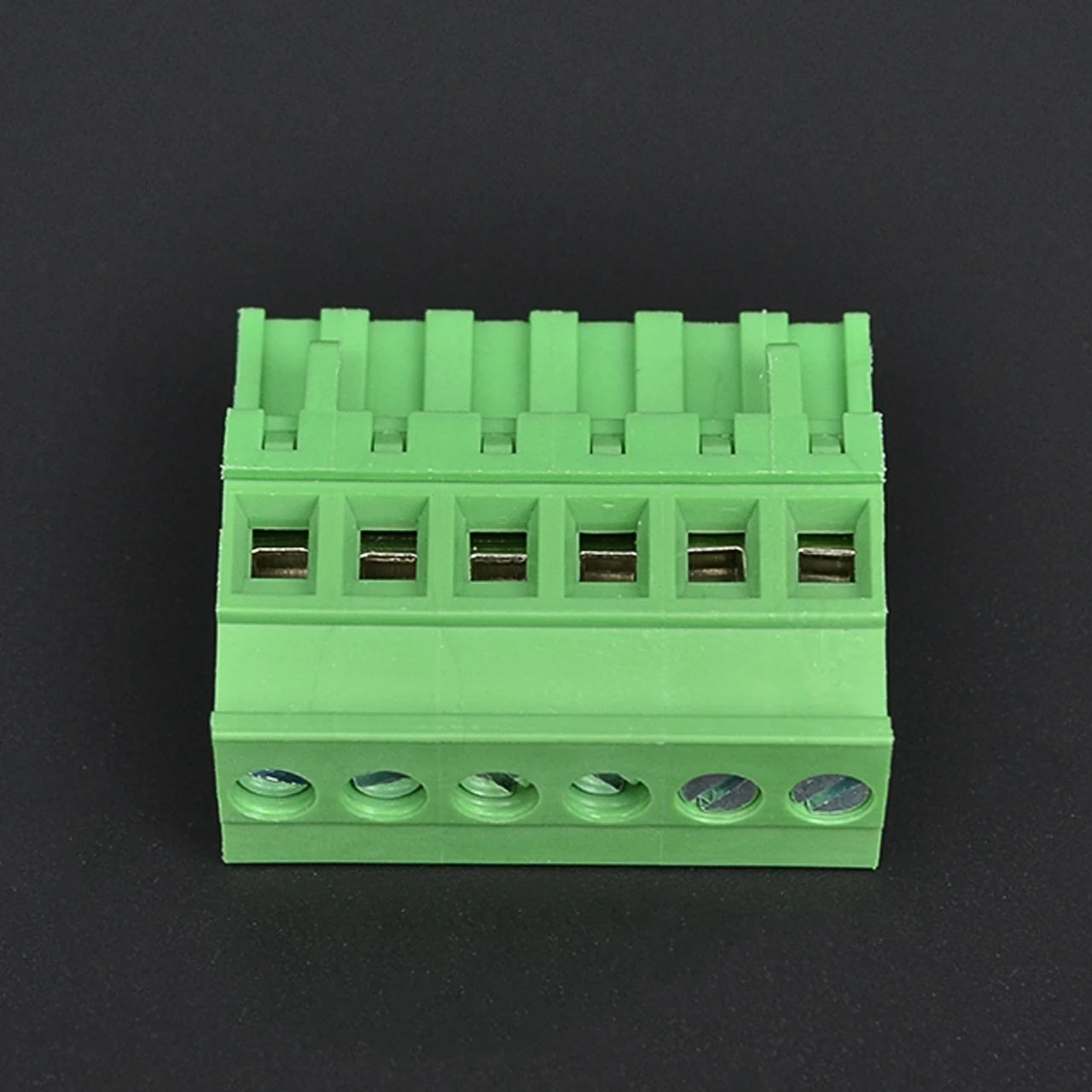 QPRA-508-6P 5.08mm Pitch 6P 300v 15A M3.0 Screw Green PA Material QPR Series Plug PCB Terminal Blocks