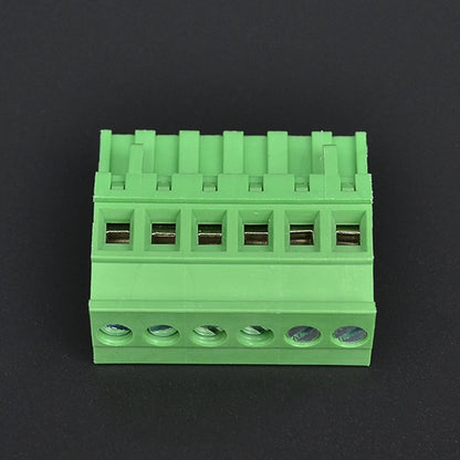 QPRA-508-6P 5.08mm Pitch 6P 300v 15A M3.0 Screw Green PA Material QPR Series Plug PCB Terminal Blocks