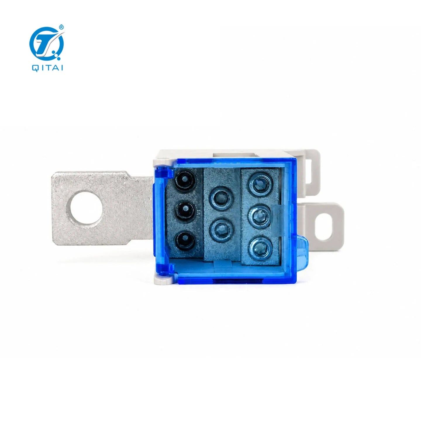 QFJD-120/16*8/K250 250A Busbar Distribution Terminal 8 Way Output 690V IEC 60947 DIN Rail for Power Distribution