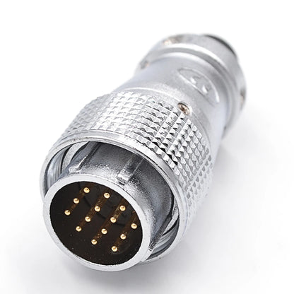 14Pin Circular Connector  Male Plug Female Socket Waterproof Power Cable Straight Connector