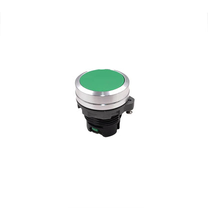 22mm Transparent Button Switch Green LED Metal Head 25A Current 220V Max Voltage 15A Max Current Momentary
