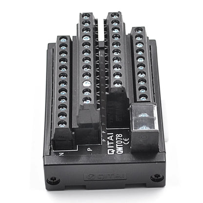 QMT078 QITAI Small Terminal Block Module Standard 35mm DIN RAIL Push-In Connection High Efficiency 2A DC24V 1.5 Mm