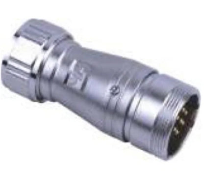 PG24-6K  3/8 Mental Flexible Pipe Butting Type Socket K Waterproof Connector 6/10/12/19 Pin Circular Flange Connector Aviation