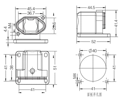 HP3A/H-SP-2H Heavy Duty Connector Compact Series Top Entry Protective Hoods