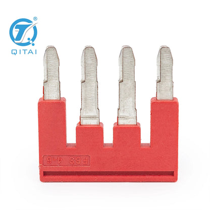 FBS 4-6  Plug-In Din Rail Terminal Block Central Fixed Bridge Screw Bridge Screw Terminal Block Plugging Jumper