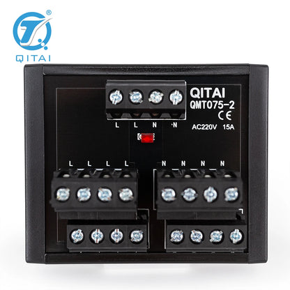 QMT075-2 QITAI General Terminal Block Push-In Connection 35mm DIN Rail AC220V 15A