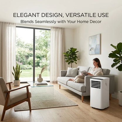 Compact Portable Aircon air Cooler Unit Adjustable Cooling Modes Low Noise Operation Energy Efficient Design for Home Office