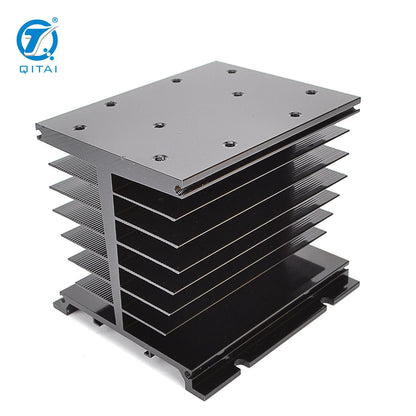 QHS-D100 50mm Aluminum Heat Sink Heatsinks for Single Phase SSR Solid State Relay