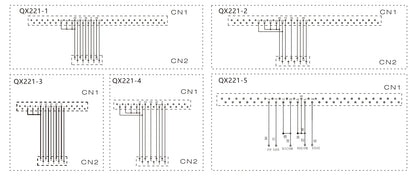 QX221-3 Servo Control Cable 50P/MDR 10P/MIL Copper Safe Electrical Wire Manufacturing Equipment Extension Cable