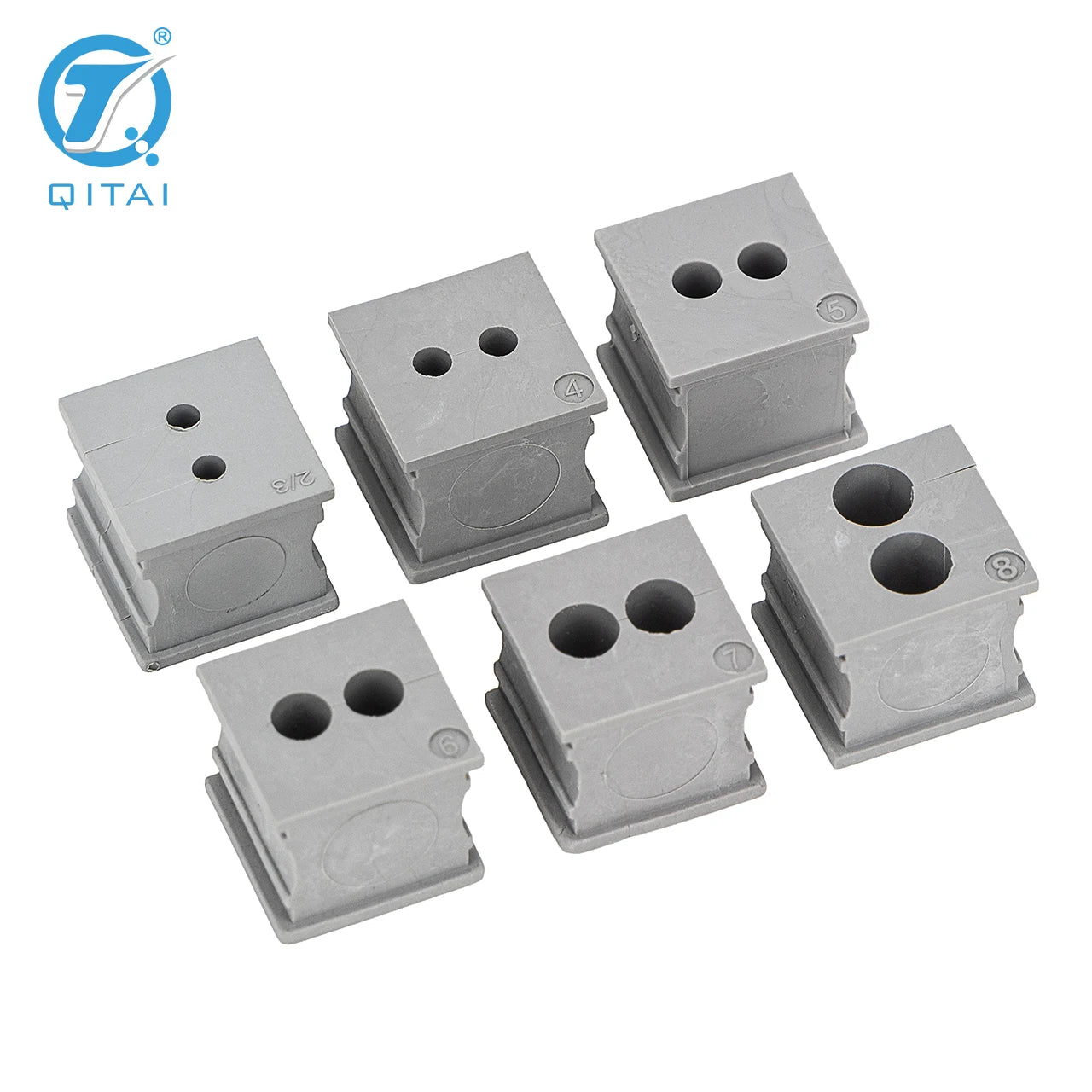 CES 2/*   2 Holes CES Small Grommets Cable Entry Systems TPE Offwhite or Black  3-8mm Wire Diameter Range