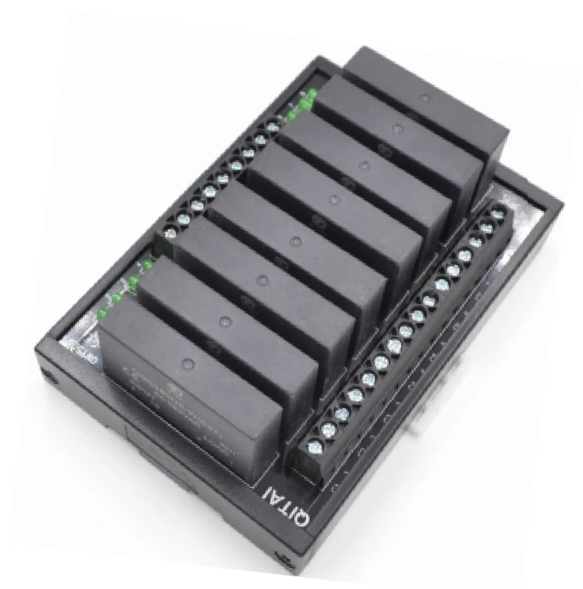 QMY508DC 5A SSR High Power DC PLC Solid State Relay Terminal Block Modules LED Indication Single Row Industrial Control