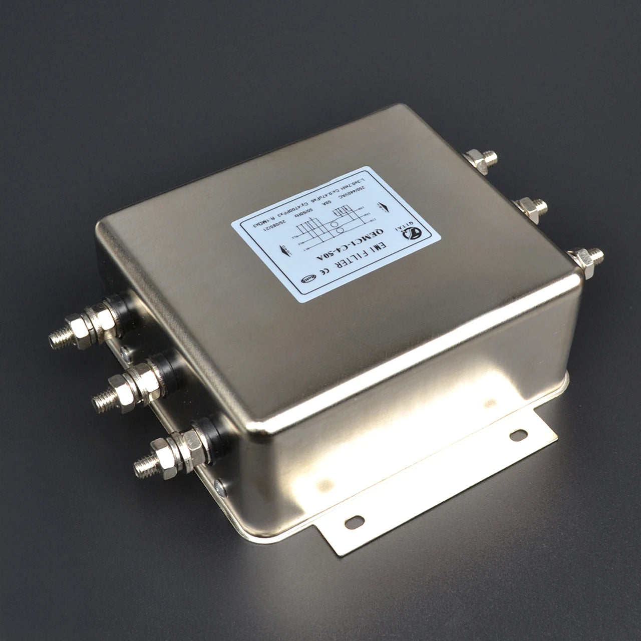General Purpose Filter Three-Phase AC Power Filter 30A  Power Filter with Plug-In Connection