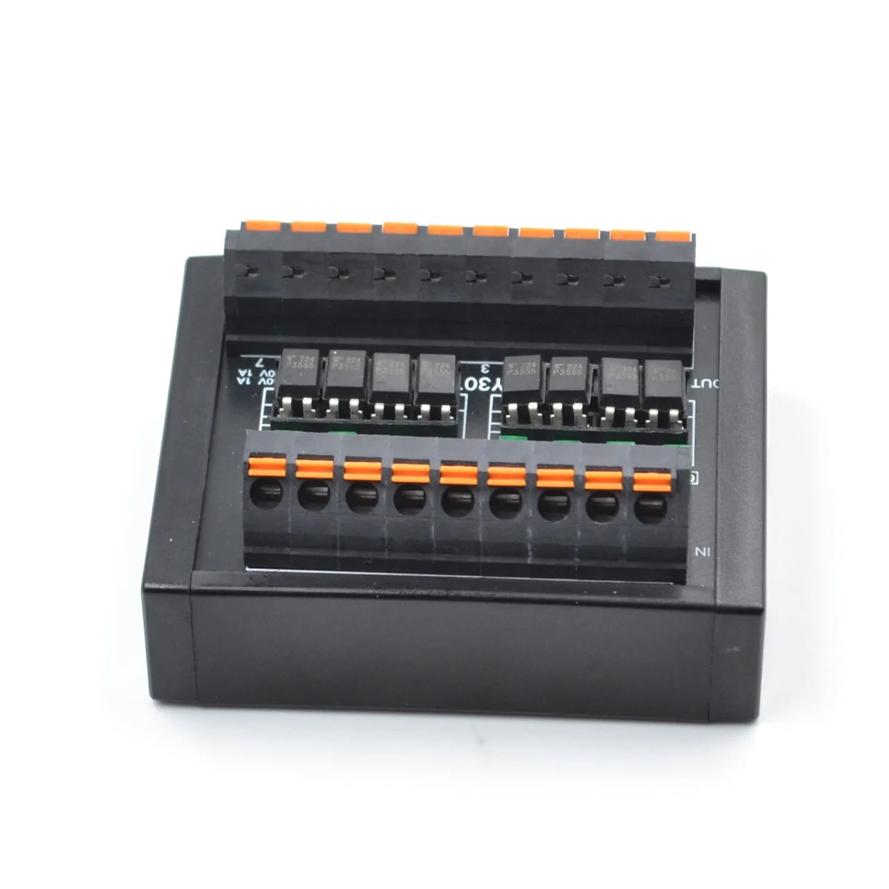 QMY307SL-P 8-Bit Photomos Optocoupler Solid State Relay 5-24V PNP Control 0.5A/60V Output with Plug in Terminal Block