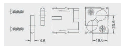 APT-H2MQ Earth Plate Heavy Duty Connector Industrial Connectors Inserts Modular