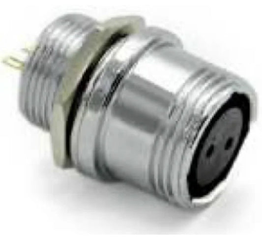 P12F-2B GX12 12mm Circular Aviation Socket Plug Wire Panel Connector 2Pin-7Pin Male Female Nut Type for Power Wire Connections
