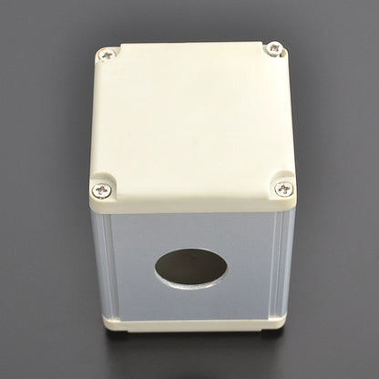 QH31-1 Aluminum Alloy Push Button Switch Box 65*65mm One-Hole Waterproof 22mm 1-Hole IP66  Protection Level