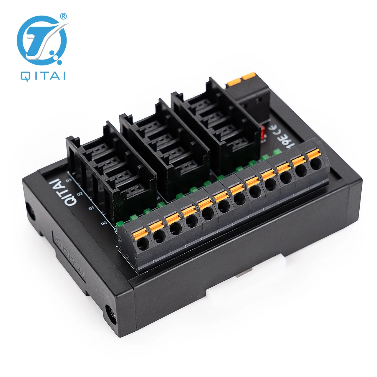 QMT19E E-CON LED Light Din Rail Terminal with Push-In Connection PNP/NPN Input Output Block