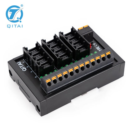 QMT19E E-CON LED Light Din Rail Terminal with Push-In Connection PNP/NPN Input Output Block