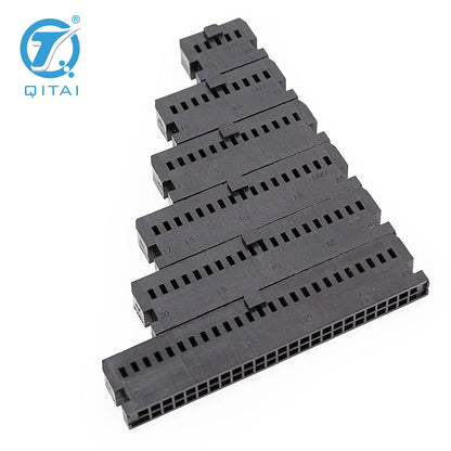 QX800 10P-50P MIL Connector Headers & Wire Housings AWG20-28 Cable with Terminal Block 40P FCN Connector